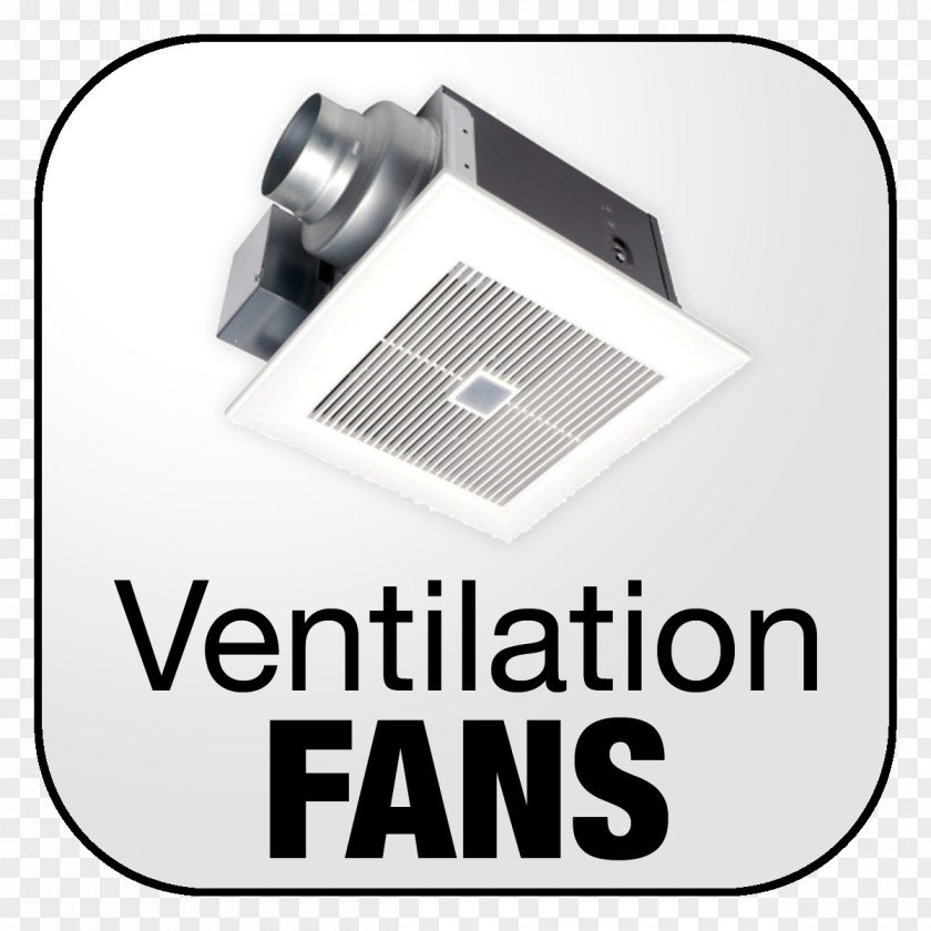 Exhaust Hood Whole-house Fan Bathroom Ventilation Panasonic WhisperCeiling FV-11VQ5 PNG