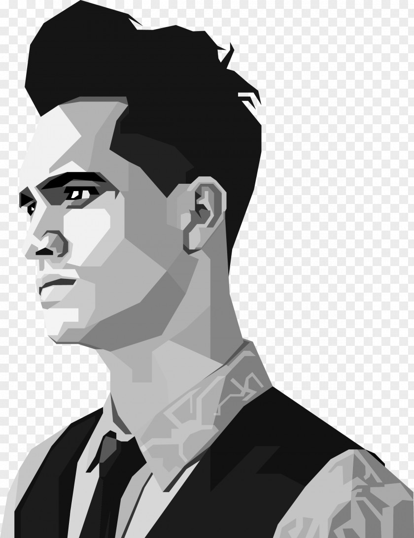 Painting Brendon Urie Panic! At The Disco Fan Art Musician PNG