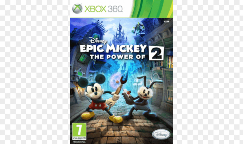Oswald The Lucky Rabbit Epic Mickey 2: Power Of Two Xbox 360 Mouse PNG