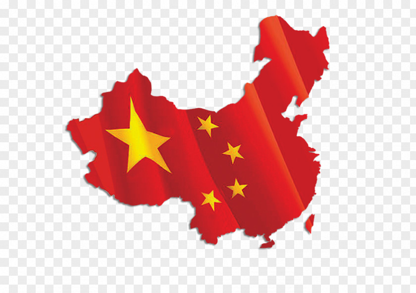 China Flag Of Map Clip Art PNG