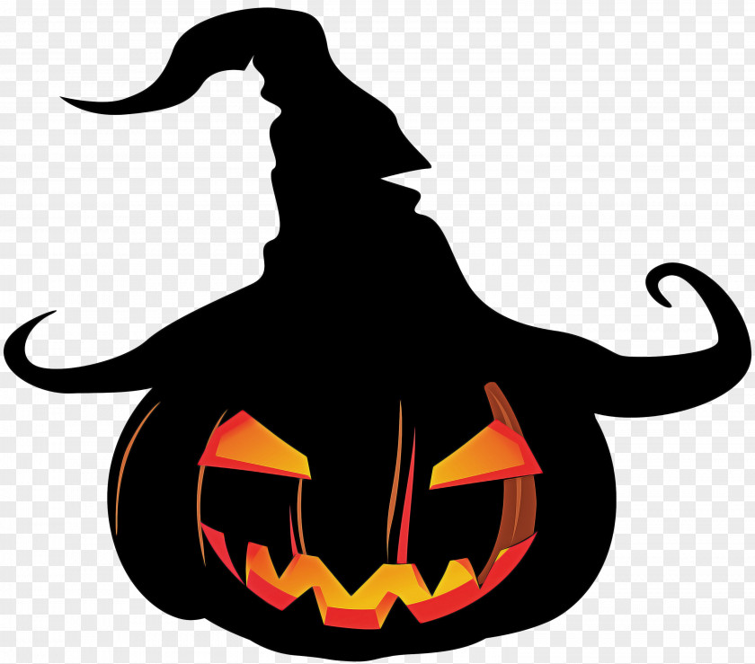 Plant Black Cat Halloween Silhouette PNG
