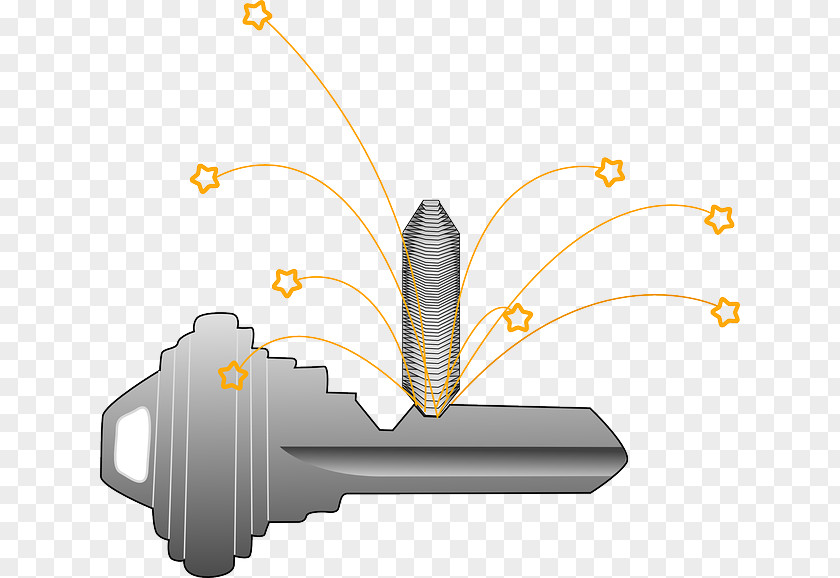 Sparks Key Cutting Clip Art PNG