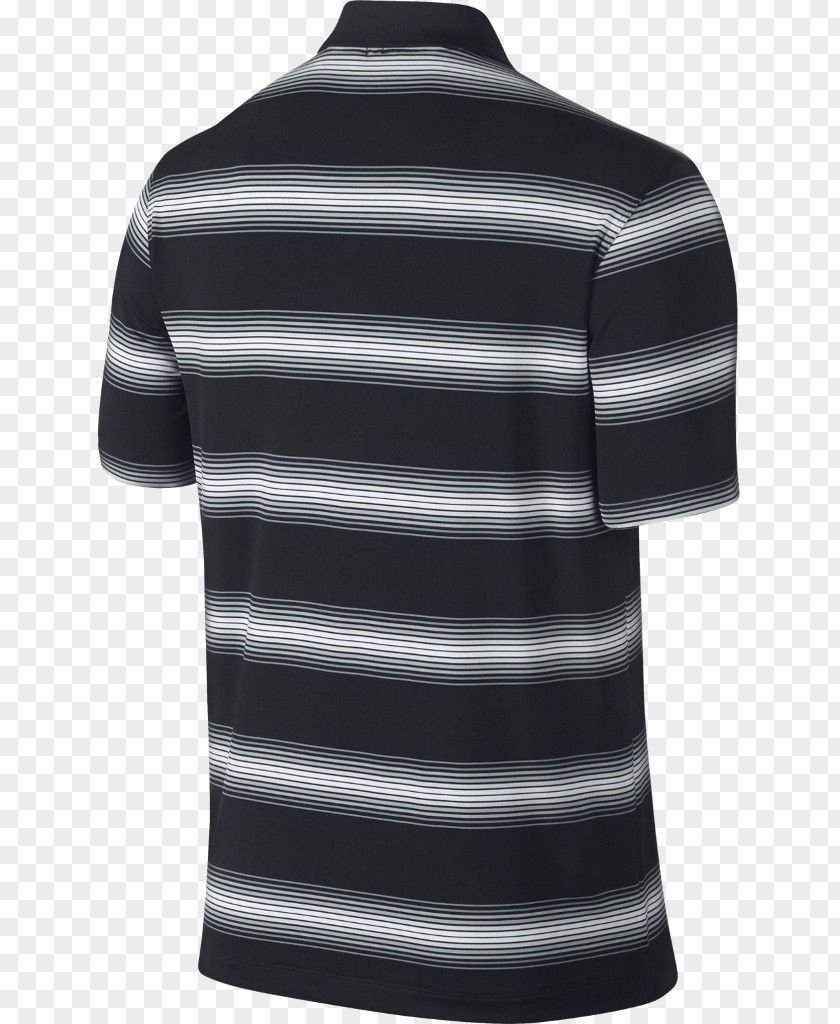 Technical Stripe T-shirt Sleeve Tennis Polo Neck PNG