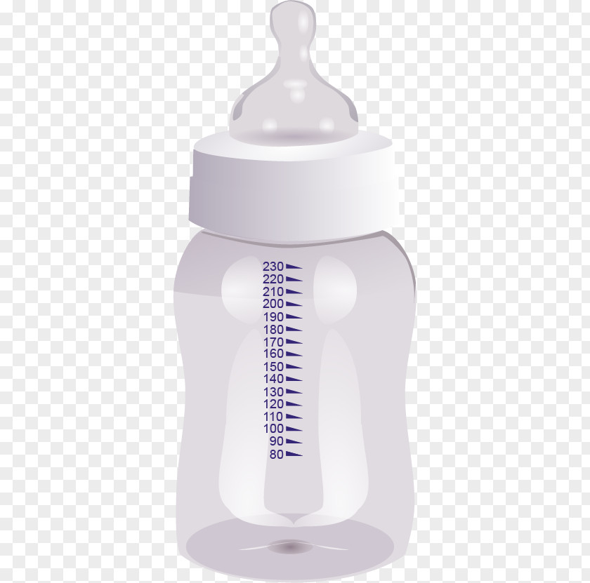 Vector Bottle Baby Milk Infant Clip Art PNG