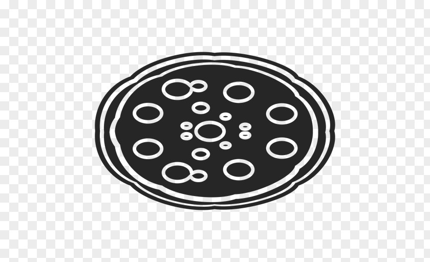 Cookie Clipart Black And White Icon Pizza Logo PNG