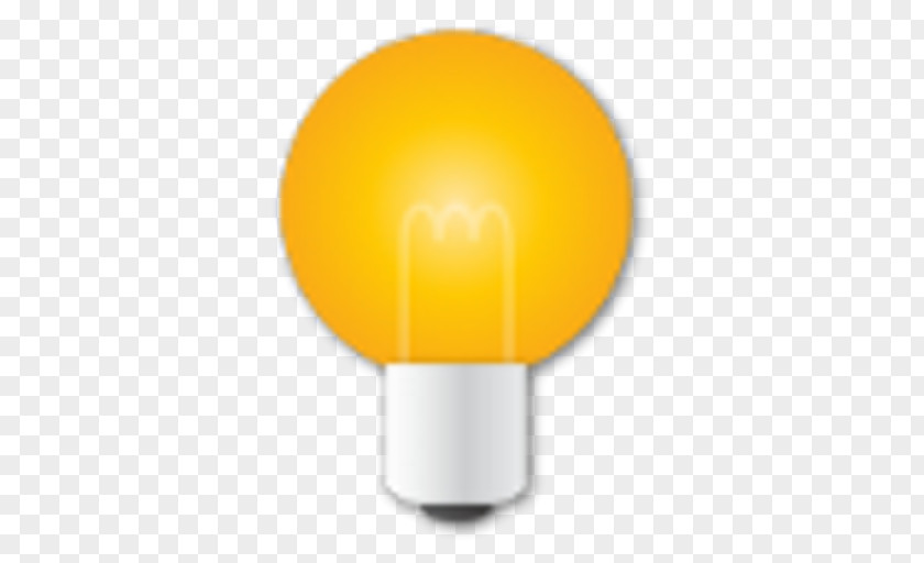 Light Incandescent Bulb Yellow PNG