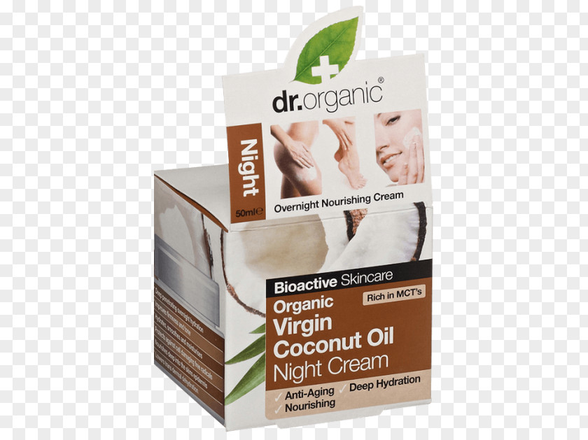 Natural Coconut Oil Dr. Organic Virgin Olive Night Cream Moroccan Cuisine PNG