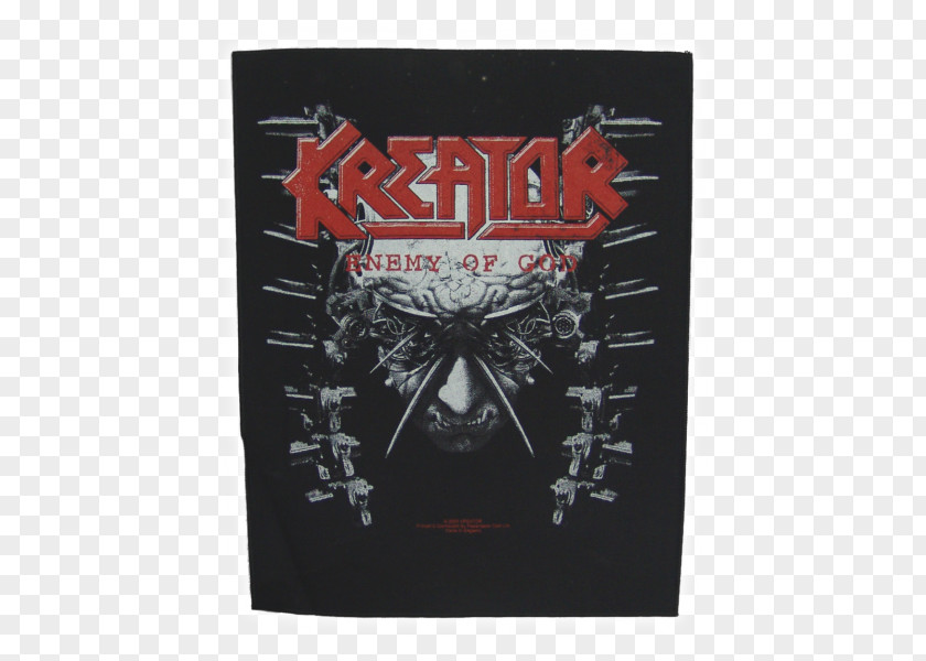 T-shirt Kreator Enemy Of God Heavy Metal Black PNG
