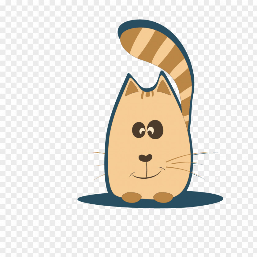 Vector Cartoon Cat PNG