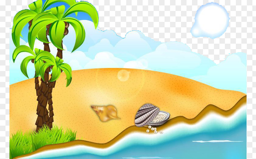 Beach Background PNG
