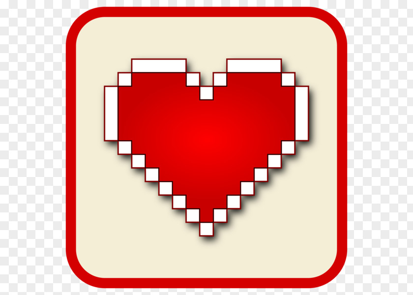 Introspective Vector Heart Clip Art Line M-095 RED.M PNG
