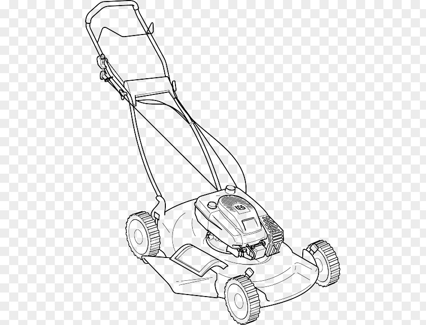 Lawn Mower Silhouette Vector Mowers Riding String Trimmer Drawing PNG