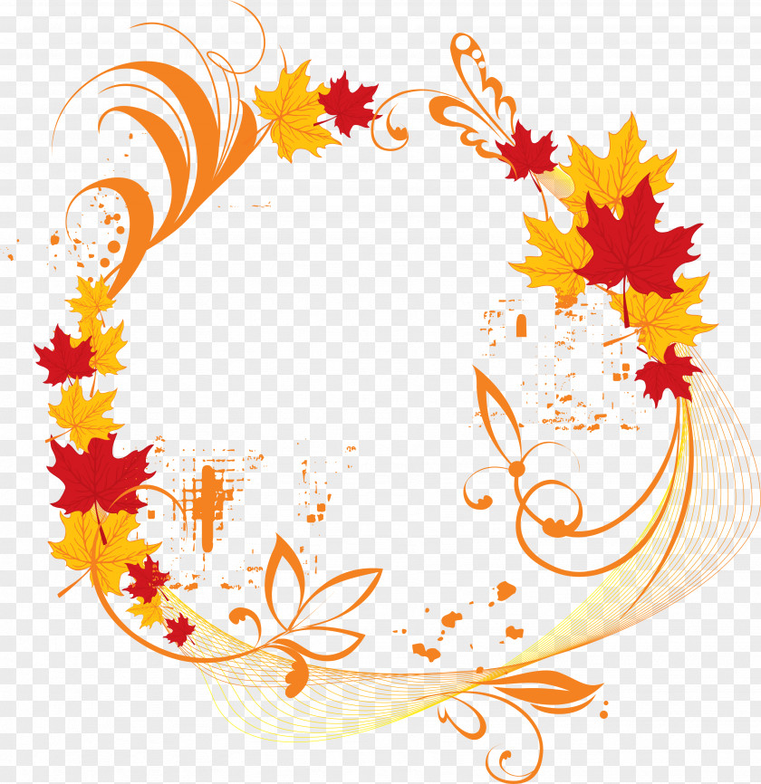 Plant Leaf Autumn Design PNG