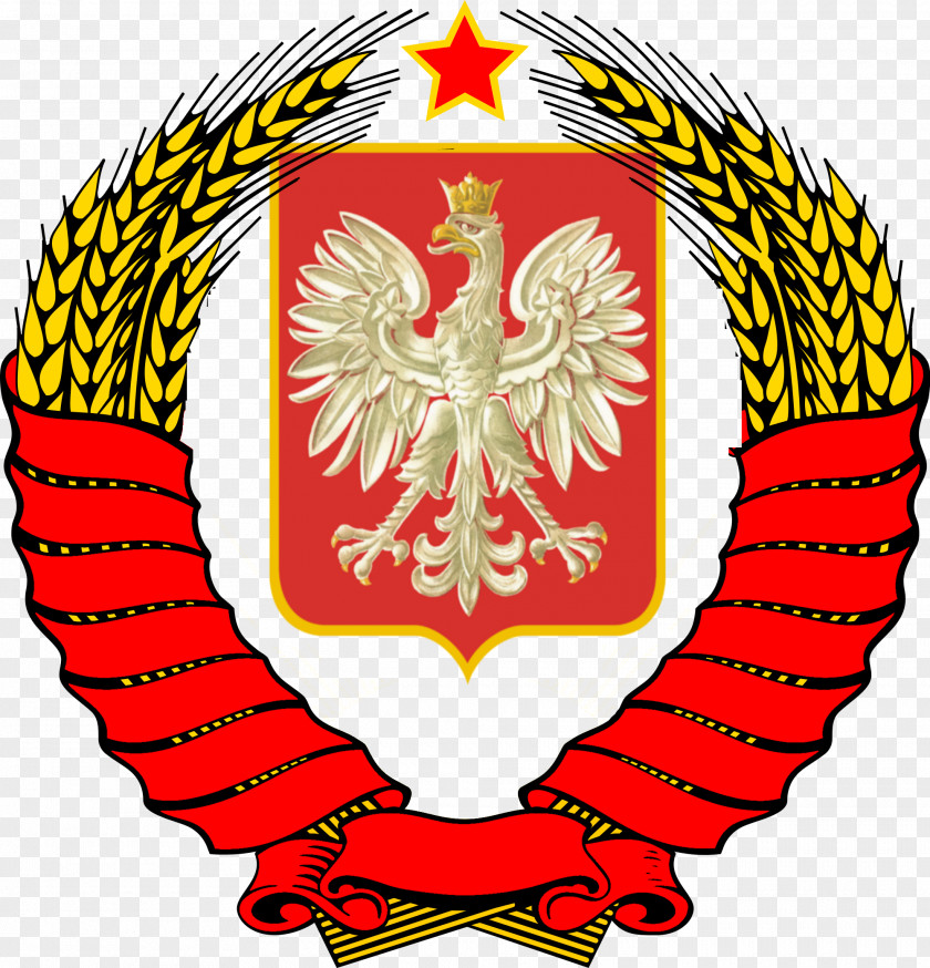 Polish Russian Soviet Federative Socialist Republic Dissolution Of The Union Republics Coat Arms State Emblem PNG