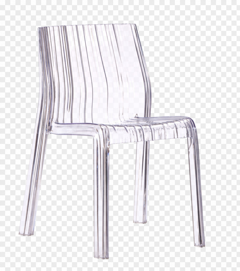 Chair Plastic Armrest Kartell PNG