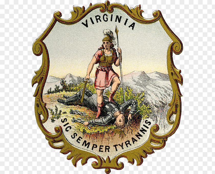 Coat Of Arm Historical Coats Arms The U.S. States From 1876 Colony Virginia Jamestown Flag And Seal PNG
