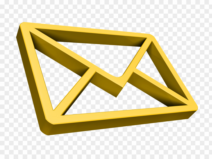 Email Gold Bar Internet PNG