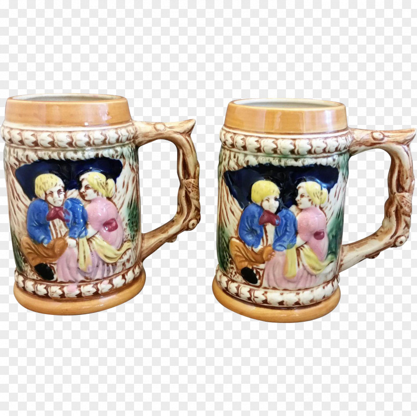 Hand-painted Scene Mug Ceramic Porcelain Tableware Platter PNG