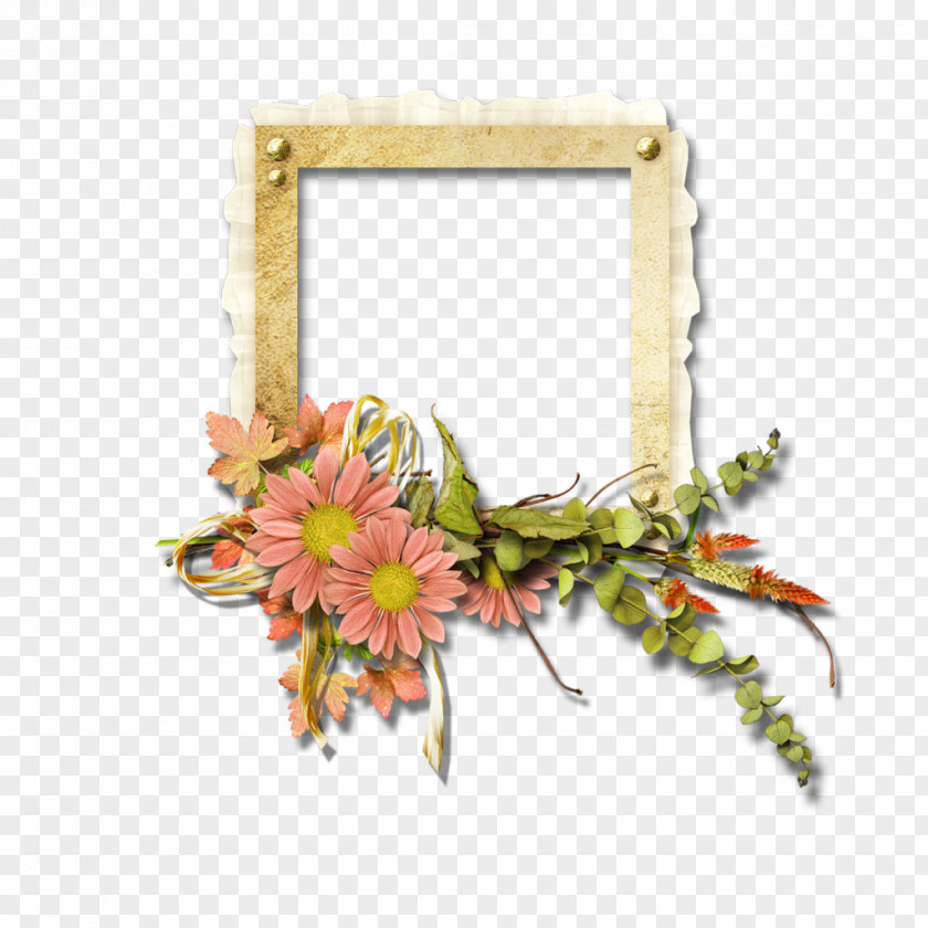 Paper Scrapbooking Picture Frames Floral Design Decoupage PNG