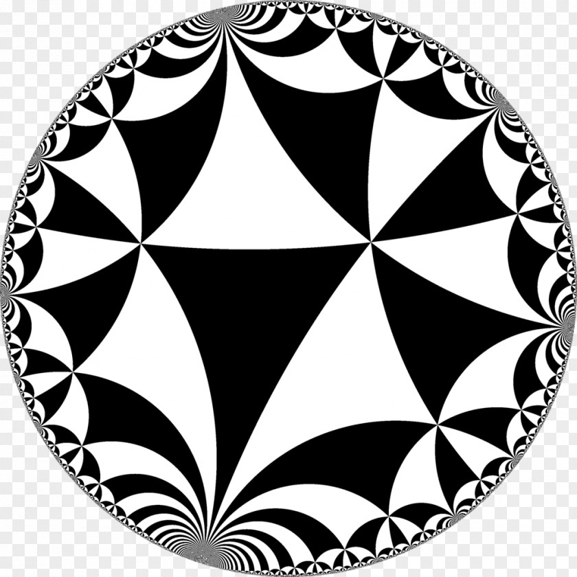 24 H Symmetry Circle White Pattern PNG