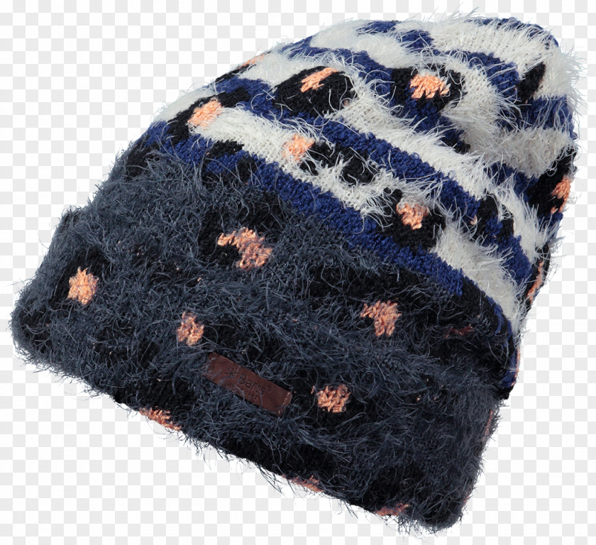Beanie Knit Cap (cream) Fake Fur Hat PNG