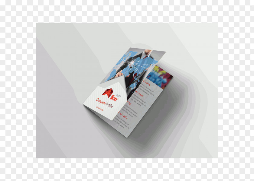 Half Fold Brochure Paper Print Design Tríptic Advertising PNG
