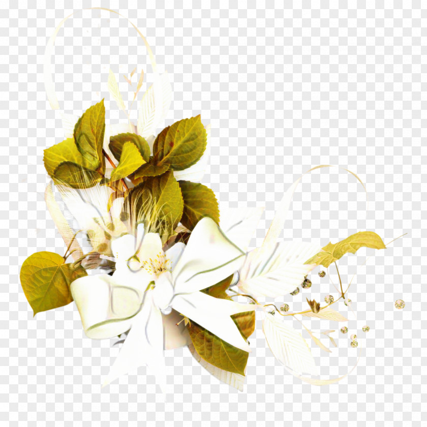 Magnolia Bouquet Of Flowers Drawing PNG