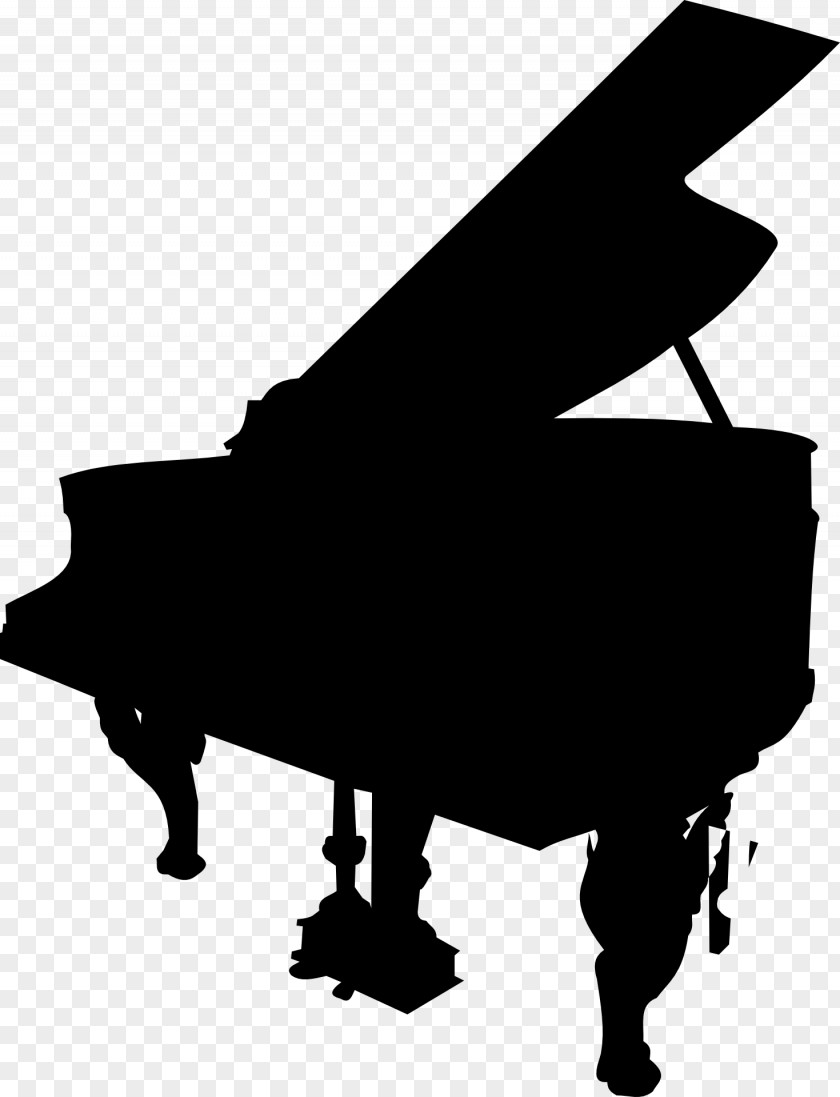 Piano Grand Silhouette Clip Art PNG