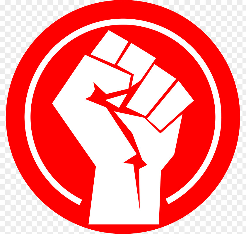 Revolution Fist Logo Raised Clip Art PNG