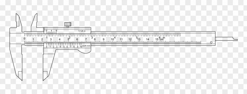 Scale Drawing Calipers Firearm Ranged Weapon Trigger PNG