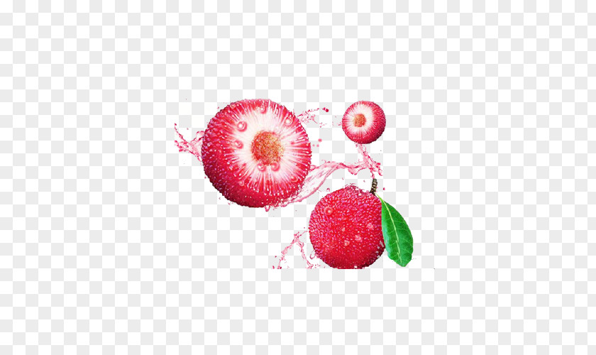 The Flow Of Bayberry Juice Tomato Strawberry Drink PNG