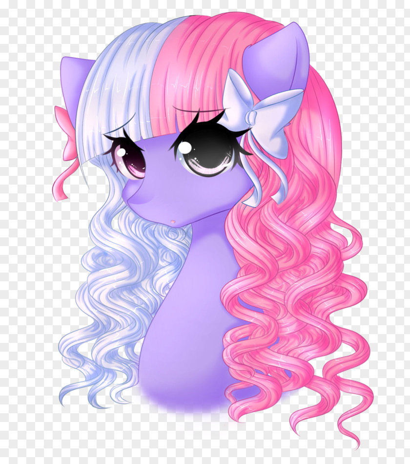 Unicorn Cartoon Nose Hair Coloring PNG