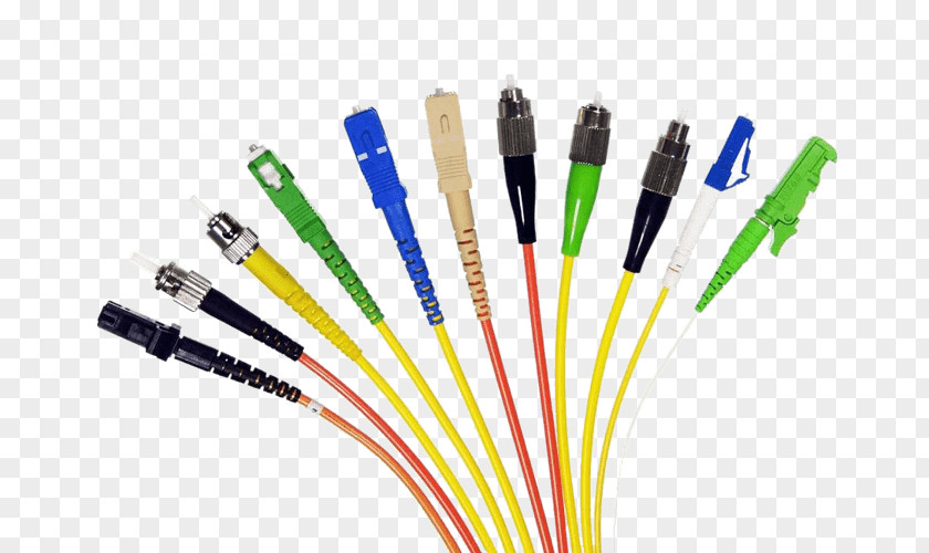 Fiber Optic Patch Cord Optical Cable Connector PNG