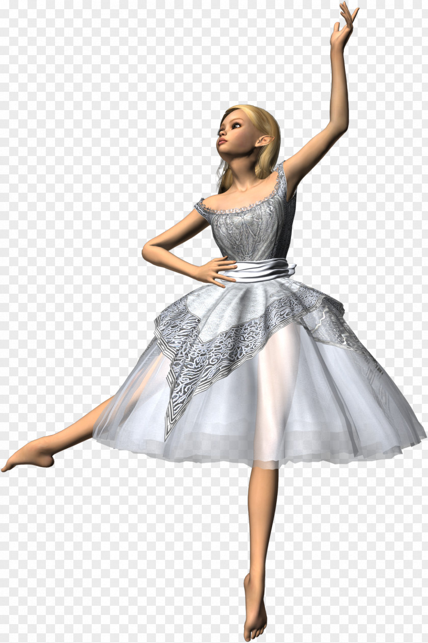 Ballerina Cocktail Dress Gown Fashion Design Costume PNG