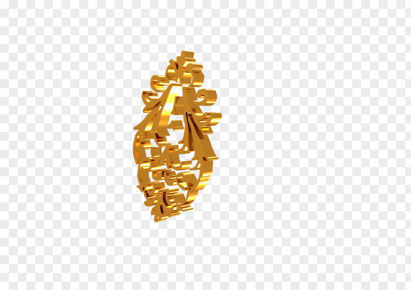 Baroque Body Jewellery Cemetery Gold PNG