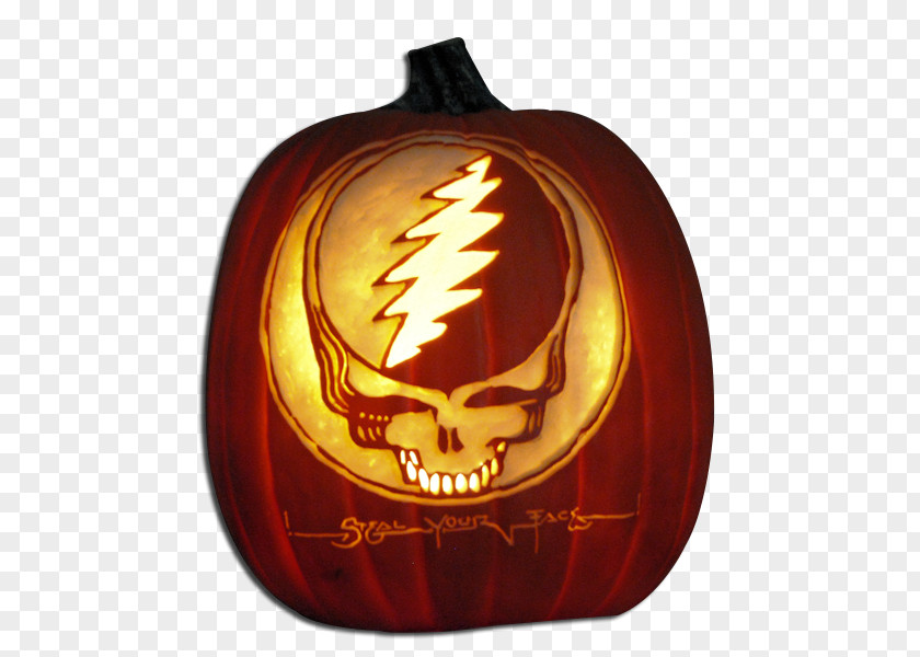 Halloween Jack-o'-lantern Grateful Dead Carving Bear PNG