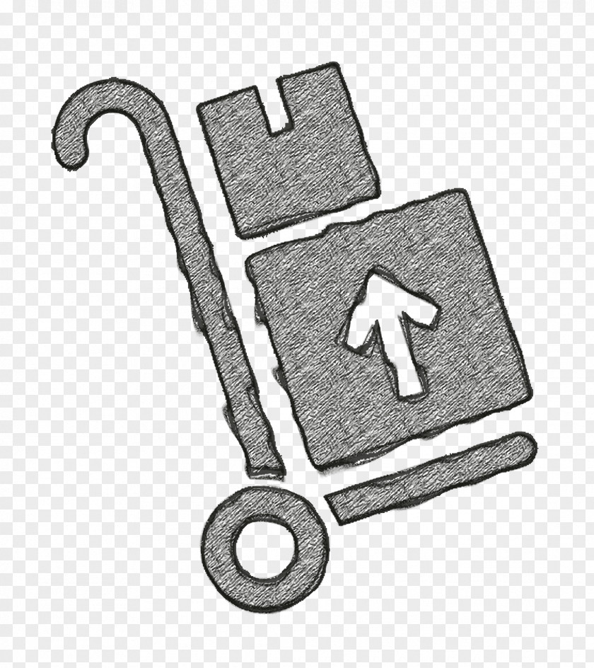Vehicle Symbol Logistics Delivery Icon Transport Packages On A Trolley PNG