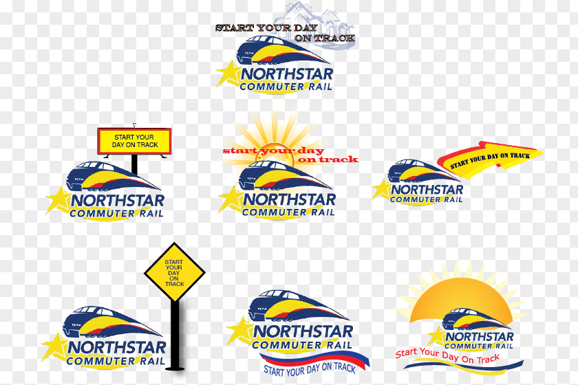 Design Logo Northstar Line Commuter Rail PNG