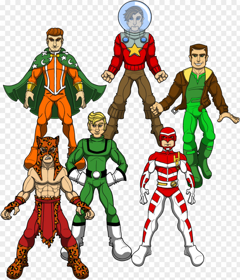 Hal Smith Art Metal Men Superhero PNG