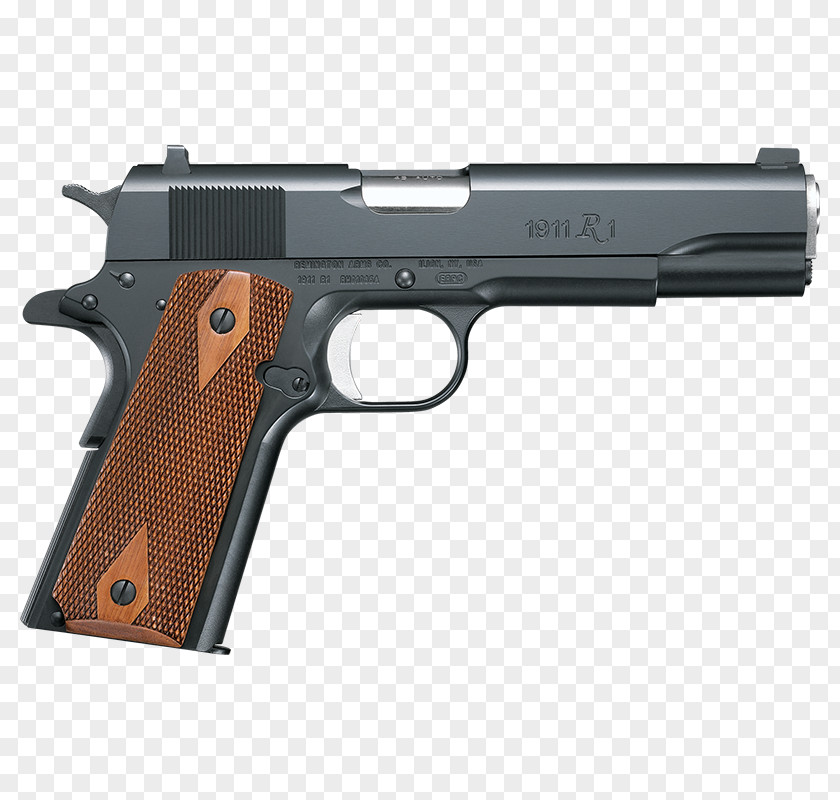 Handgun Remington 1911 R1 .45 ACP Semi-automatic Pistol Firearm PNG