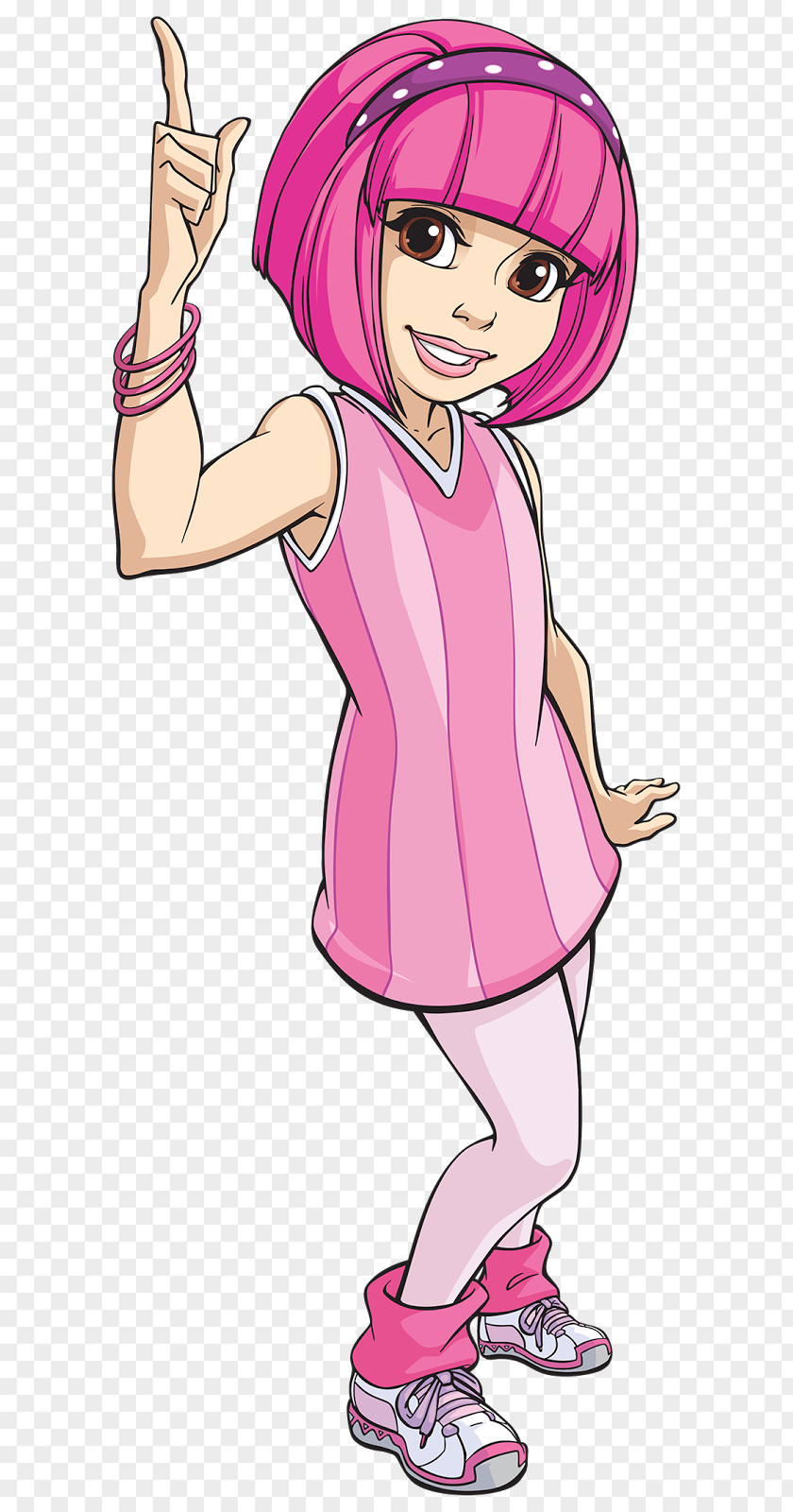 LazyTown Stephanie Cartoon PNG