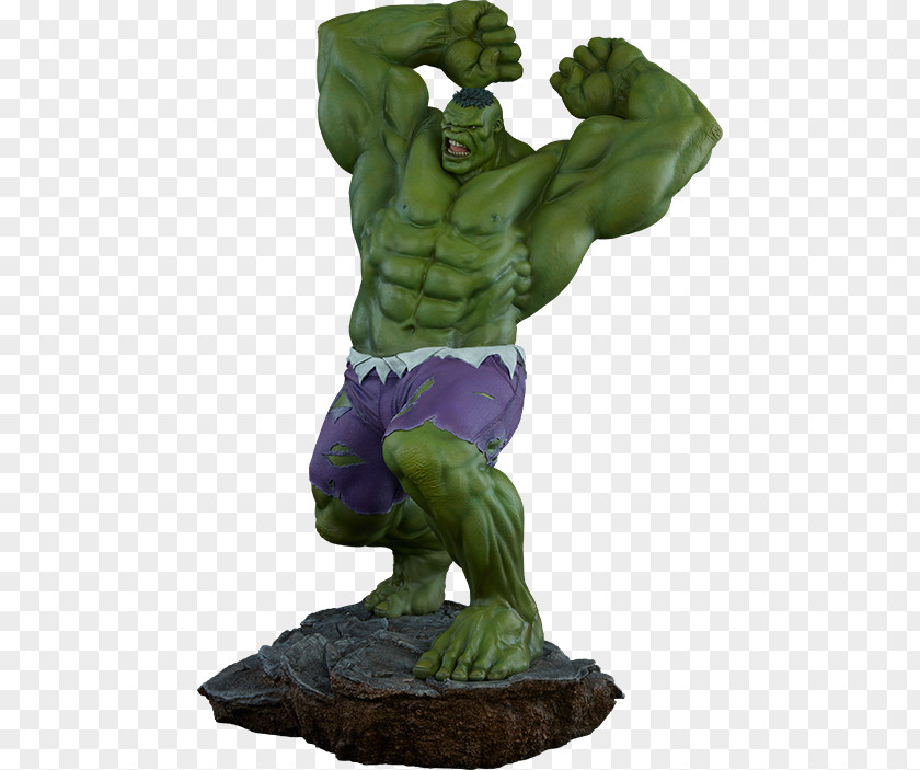 Marvel Toy Hulk Thor Thing Statue Sideshow Collectibles PNG