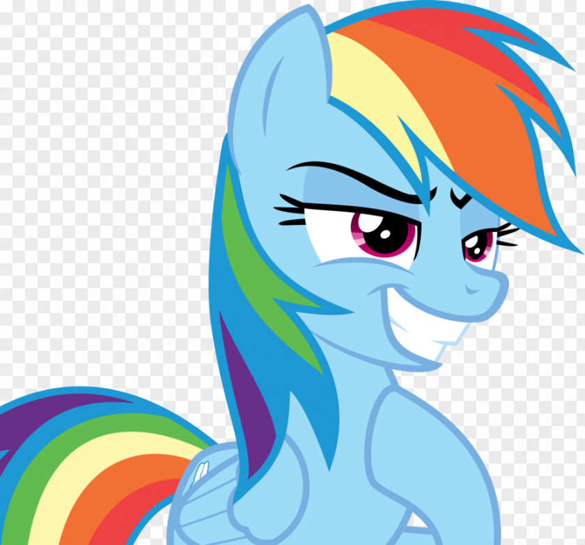 Smirk Pony Rainbow Dash Art Fluttershy PNG