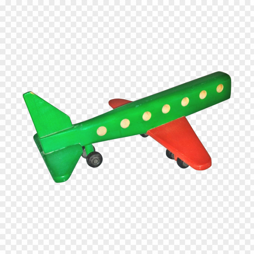 Vintage Aircraft Airplane Model Toy Vehicle PNG