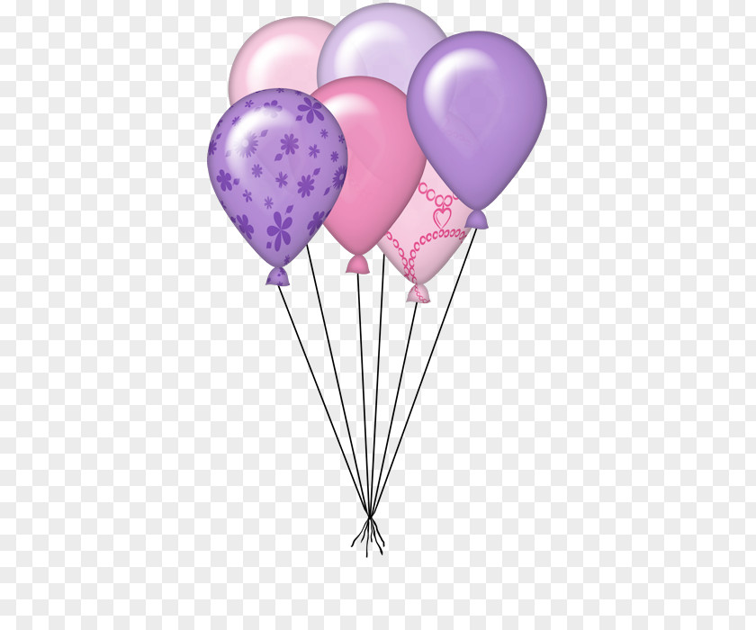 Balloon Birthday Party Ukulele PNG