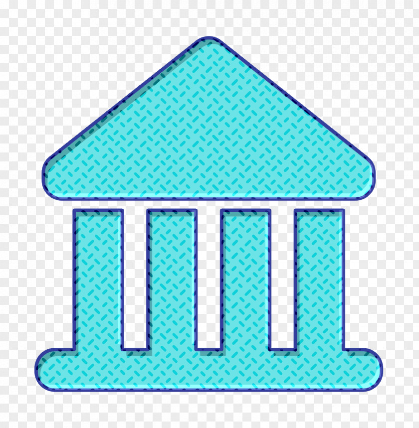 Bank Icon Building Business PNG