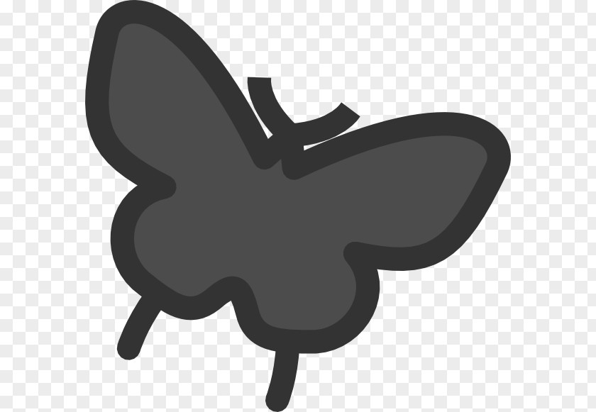 Butterfly Silhouette Drawing Clip Art PNG
