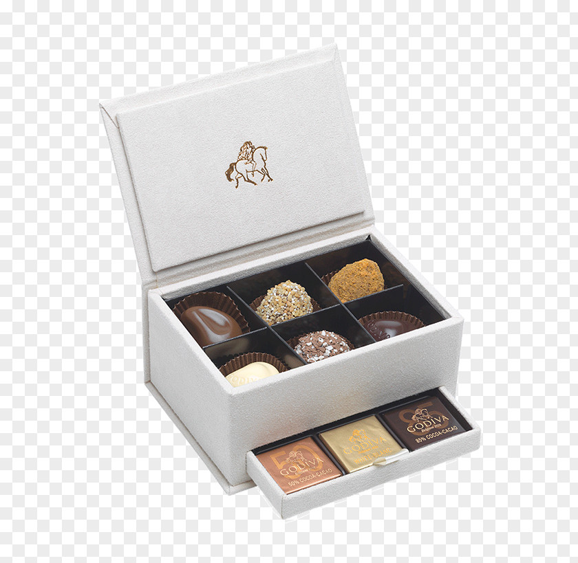 Chocolate Praline Godiva Chocolatier Bonbon Box PNG