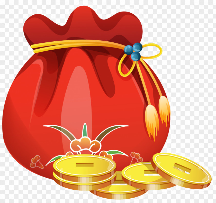 Diwali Money Bag Coin PNG