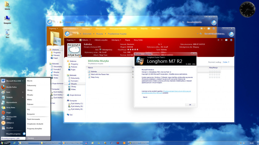 Longhorn Development Of Windows Vista 7 Computer Software Theme PNG